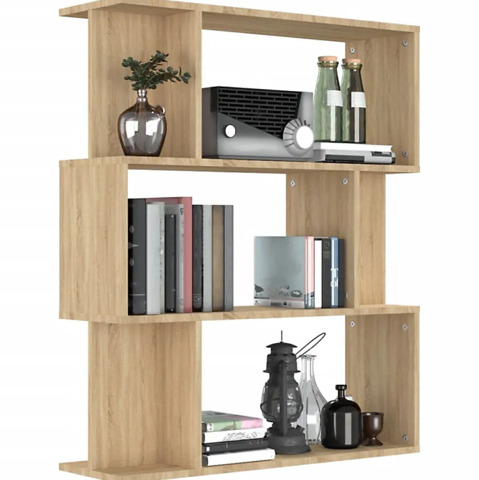 Bibliothèque/Séparateur de pièce Chêne sonoma vidaXL