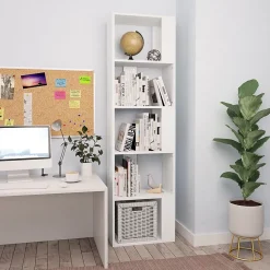 Bibliothèque/Séparateur de pièce Blanc vidaXL