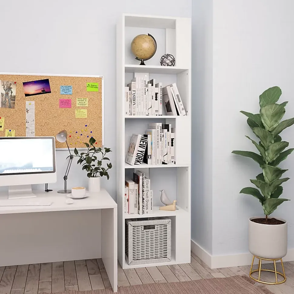 Bibliothèque/Séparateur de pièce Blanc vidaXL