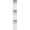 Bibliothèque/Séparateur de pièce Blanc Bois d'ingénierie vidaXL