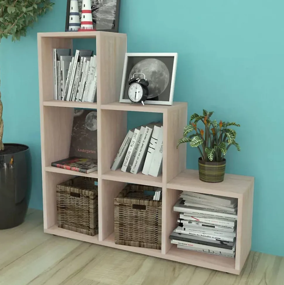 Bibliothèque/étagère 107 cm Couleur de chêne vidaXL