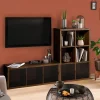 Bloc avec porte en métal pour étagère cube GoodHome Mixxit noir