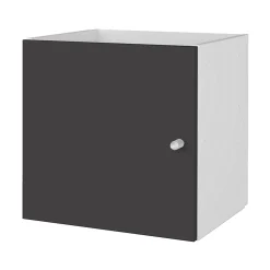 Bloc avec porte pour étagère cube GoodHome Mixxit anthracite