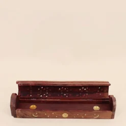 Boite à encens en bois 30cm, Azelia