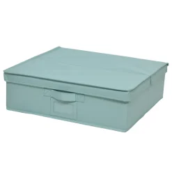 Boite de rangement H. 14 cm x L. 45 cm Pratiks vert d'eau