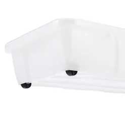 Boite de rangement sous lit à roulettes 30 litres