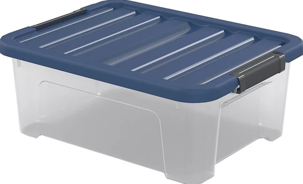 Boite de rangement taille L Wave Box 25L transparent