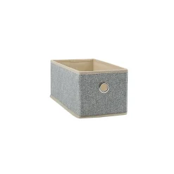 Boite Tiroir de rangement microaérée et respirant rectangle Gris MSV