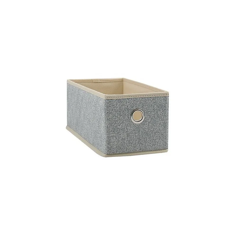 Boite Tiroir de rangement microaérée et respirant rectangle Gris MSV
