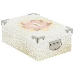 Boites rect x6 perle de rose - feeric lights & christmas