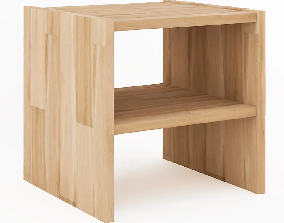 Bonnie - table de chevet - chêne massif - 35 cm - Lisa Design