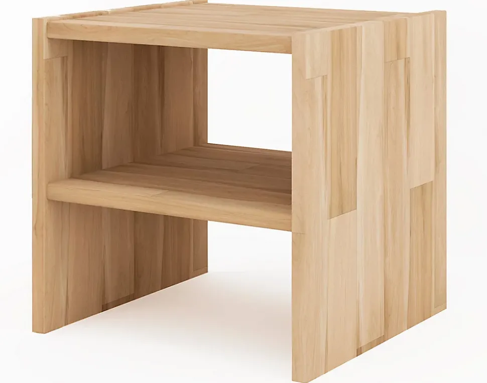 Bonnie - table de chevet - chêne massif - 35 cm - Lisa Design