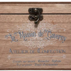 Boîte à couture Hiver - bois - 30x10 cm - Atmosphera