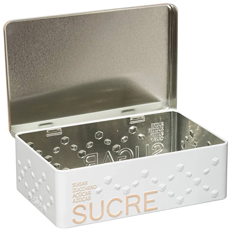 Boîte à sucre morceaux métal Blanc Scandi Nature - 5Five