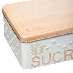 Boîte à sucre morceaux métal Blanc Scandi Nature - 5Five