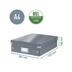 Boîte carton compartimentée multi usages avec couvercle - Menthe