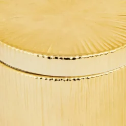 Boîte céramique automne doré H9cm - Atmosphera