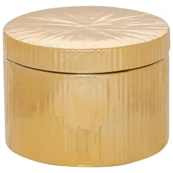 Boîte céramique automne doré H9cm - Atmosphera