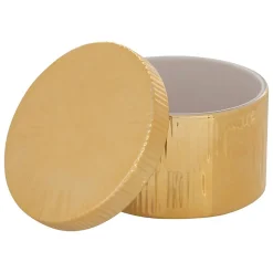 Boîte céramique automne doré H9cm - Atmosphera