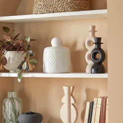 Boîte déco Mala céramique blanc H1915,2cm - Atmosphera