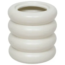 Boîte déco Mike céramique blanc 14,711,2cm - Atmosphera