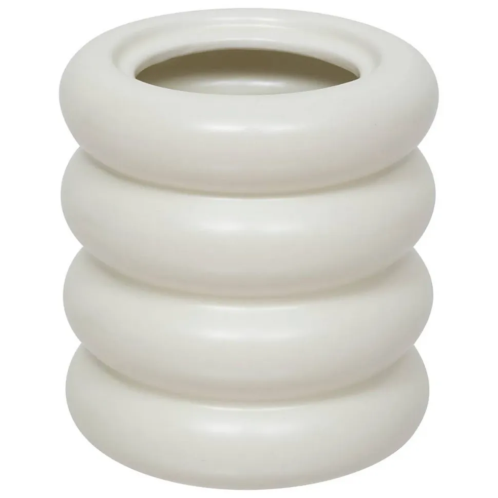 Boîte déco Mike céramique blanc 14,711,2cm - Atmosphera