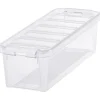 Boîte de rangement allongée 3,5 litres - Clips Blancs