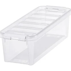 Boîte de rangement allongée 3,5 litres - Clips Blancs