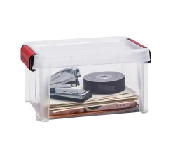 Boîte de rangement avec couvercle Sundis Clip’n store 5 L transparent