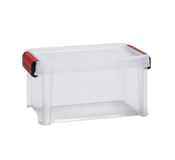 Boîte de rangement avec couvercle Sundis Clip’n store 5 L transparent