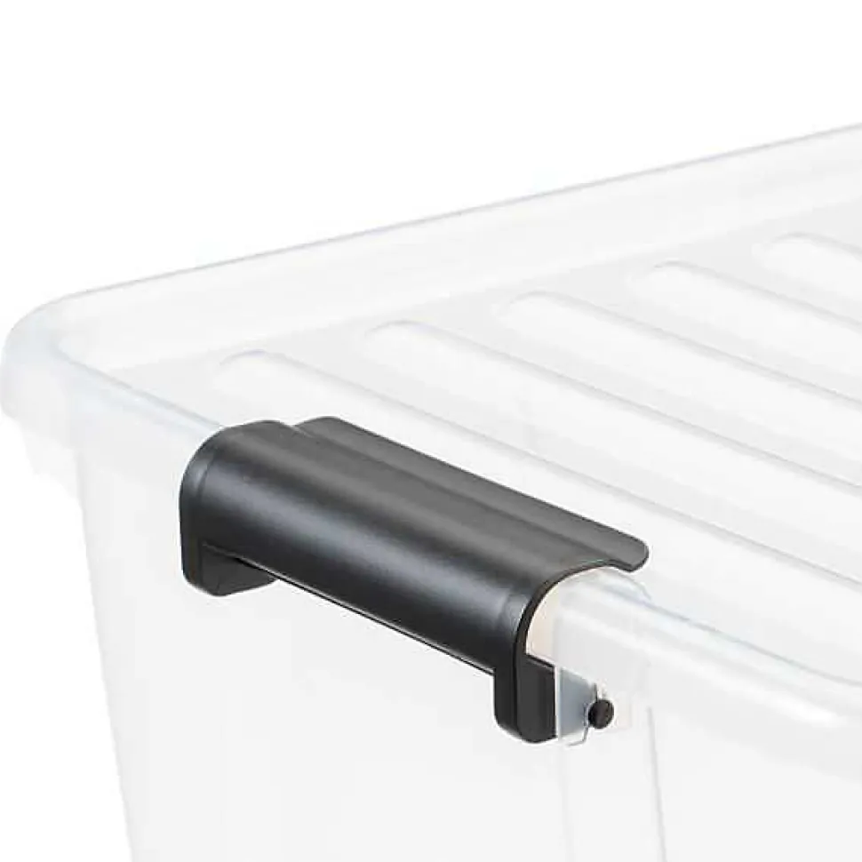 Boîte de rangement avec couvercle Home Box 52 litres