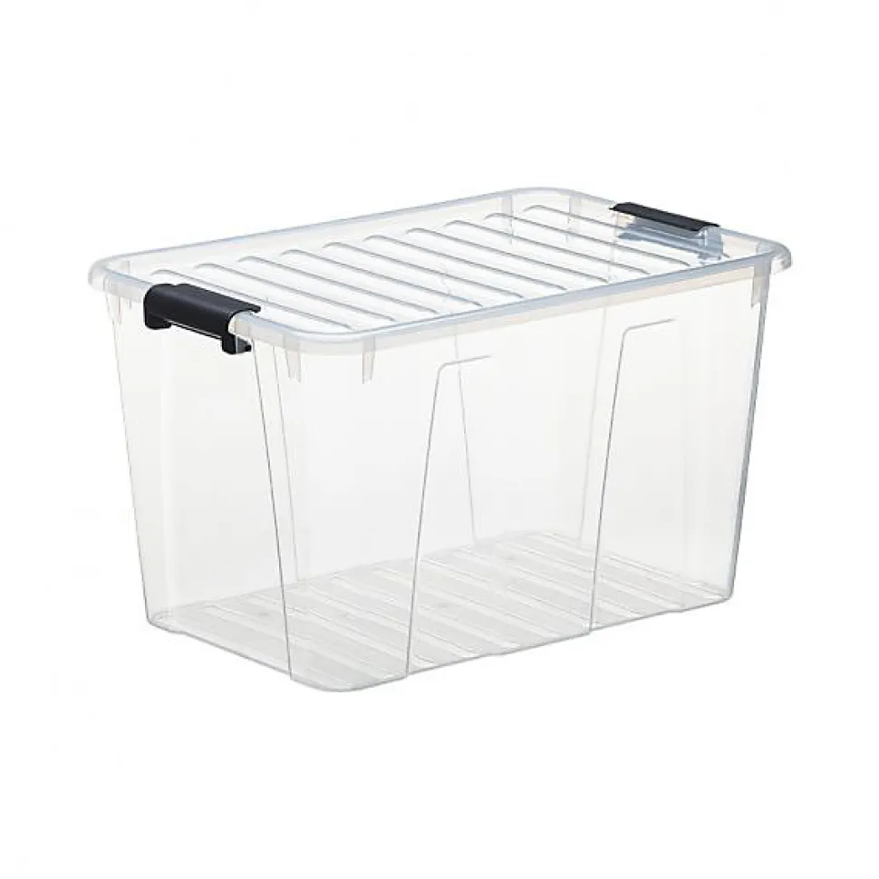Boîte de rangement avec couvercle Home Box 52 litres