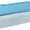 Boîte de rangement avec roulettes et couvercle Sundis 35L