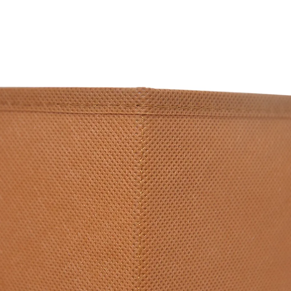 Boîte de rangement carrée en textile Mixxit coloris terracotta