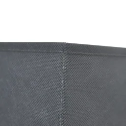 Boîte de rangement carrée en textile Mixxit coloris gris foncé