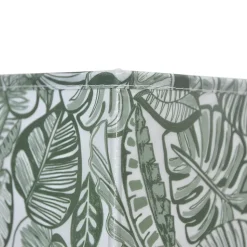 Boîte de rangement carrée en textile Mixxit coloris vert motif jungle