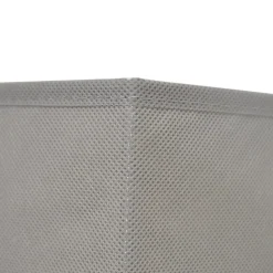 Boîte de rangement carrée en textile Mixxit coloris taupe
