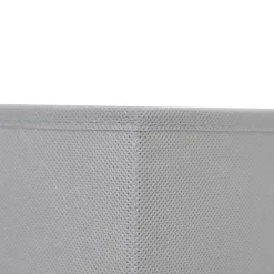 Boîte de rangement carrée en textile Mixxit coloris gris clair