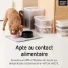 Boîte de rangement empilable 46 litres - Clips Blancs