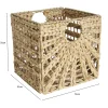 Boîte de rangement en fibre naturelle Mixxit coloris beige