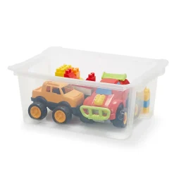 Boîte de rangement en plastique transparent 10L, Kaze