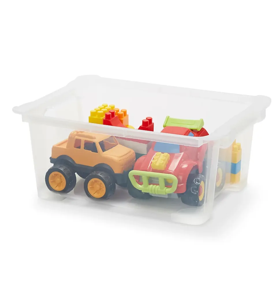 Boîte de rangement en plastique transparent 10L, Kaze