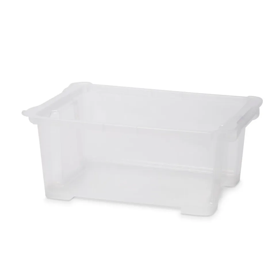 Boîte de rangement en plastique transparent 10L, Kaze