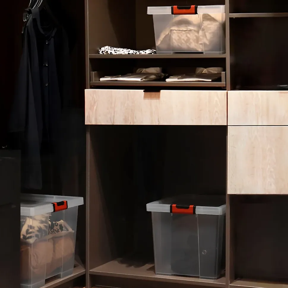 Boîte de rangement en plastique 45 L Eda