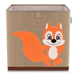 Boîte de rangement en tissu pour enfant "écureuil", compatible Ikea Kallax Lifeney