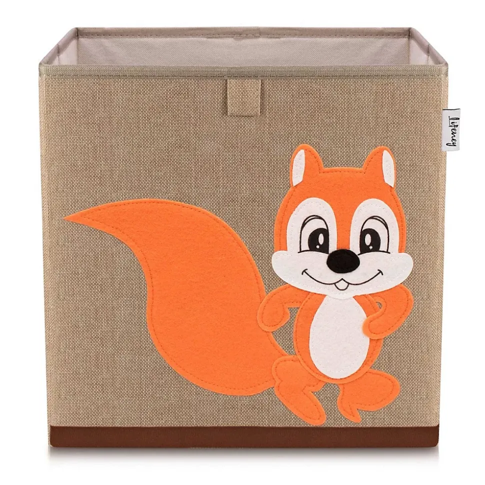Boîte de rangement en tissu pour enfant "écureuil", compatible Ikea Kallax Lifeney