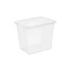 Boîte de rangement Haute transparente 31 litres Basic Box