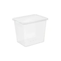 Boîte de rangement Haute transparente 31 litres Basic Box