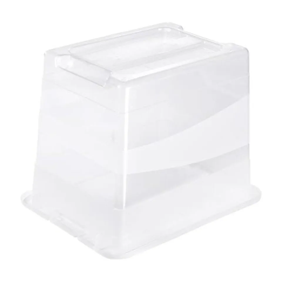 Boîte de rangement jouet avec couvercle 24 litres - Transparent