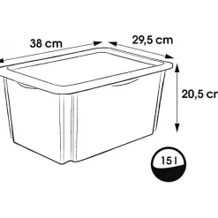 Boîte de Rangement Jouet Capybara 15 Litres